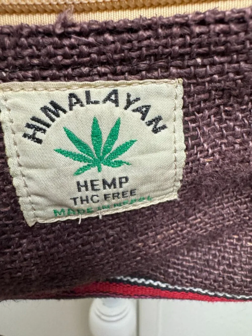 Hippie Festival HEMP Himalayan Crossbody Bag Organizer Unisex